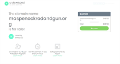 Desktop Screenshot of maspenockrodandgun.org
